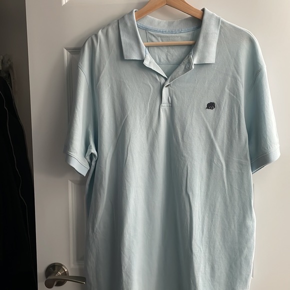 NWT Light Blue 2 Button Polo - Picture 2 of 4